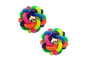 2 balles en caoutchouc pour chiot