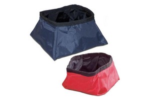 2 gamelles en tissu pour chien