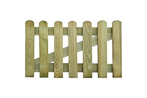 Barriere en bois pour jardin
