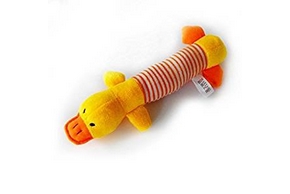 Peluche en forme de canard pour chien